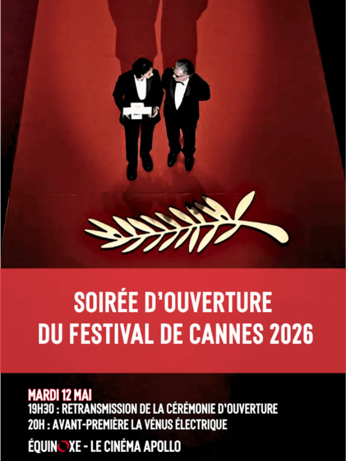 Soirée d’ouverture du Festival de Cannes 2026
