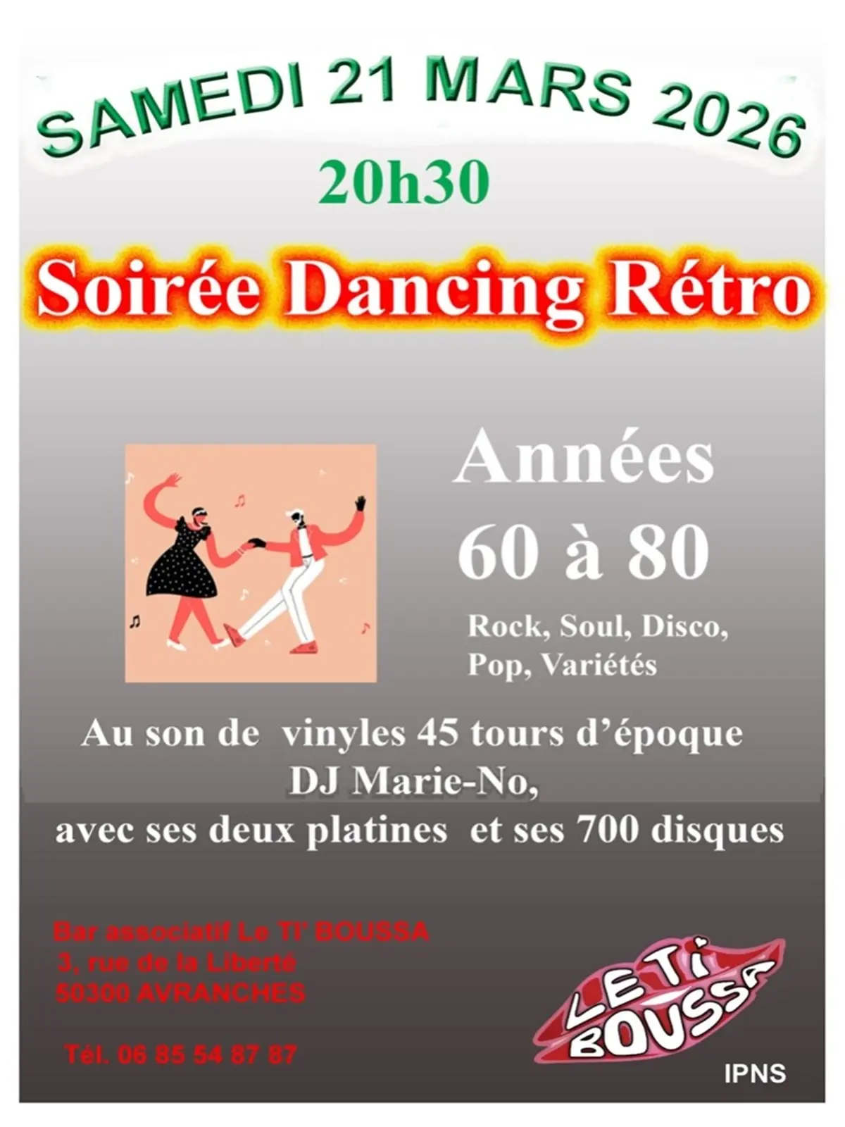 Soirée dancing rétro