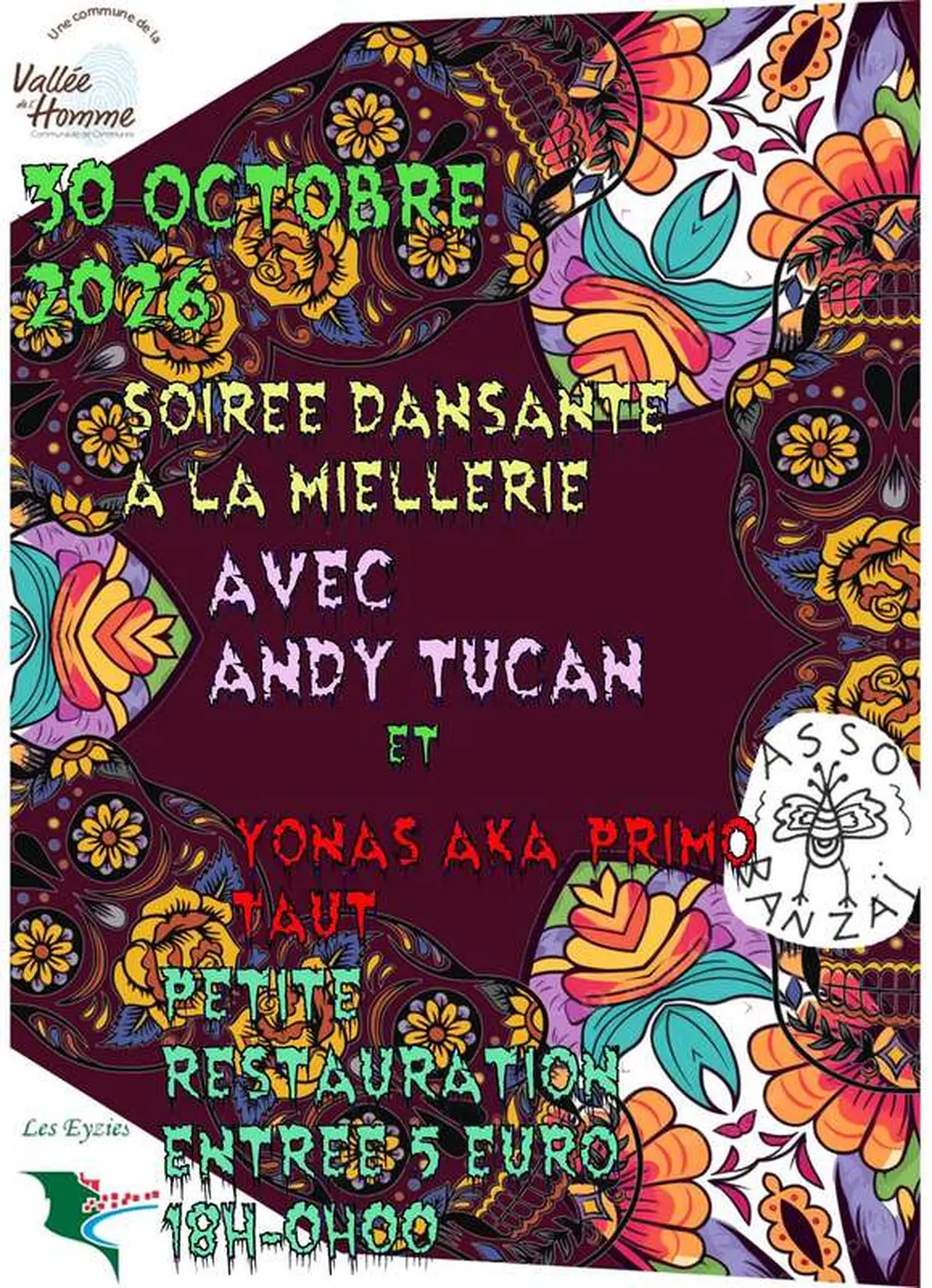 Soirée dansante à la Miellerie