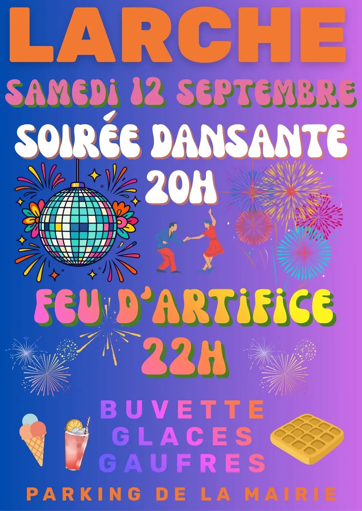 Soirée dansante à Larche