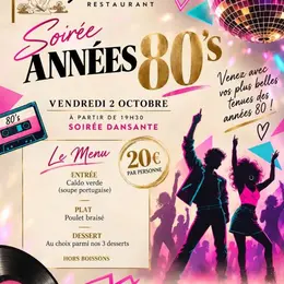 Soirée dansante années 80's chez Ana