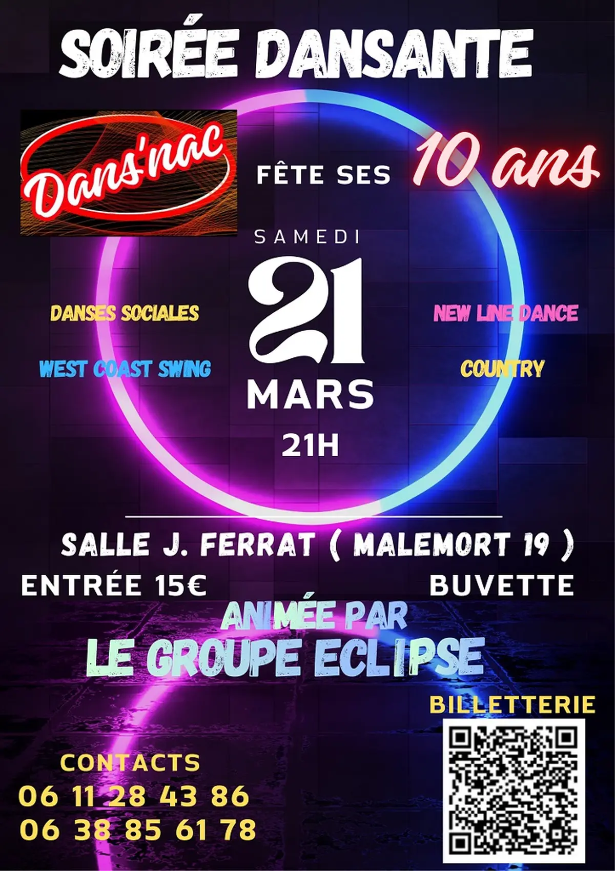 Soirée dansante avec Dans'nac