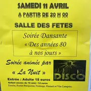 Soirée Dansante des années 80 à nos jours