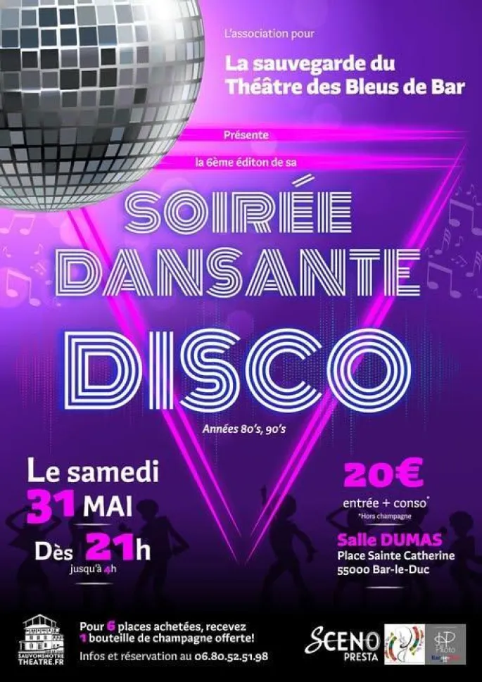 Soirée dansante Disco