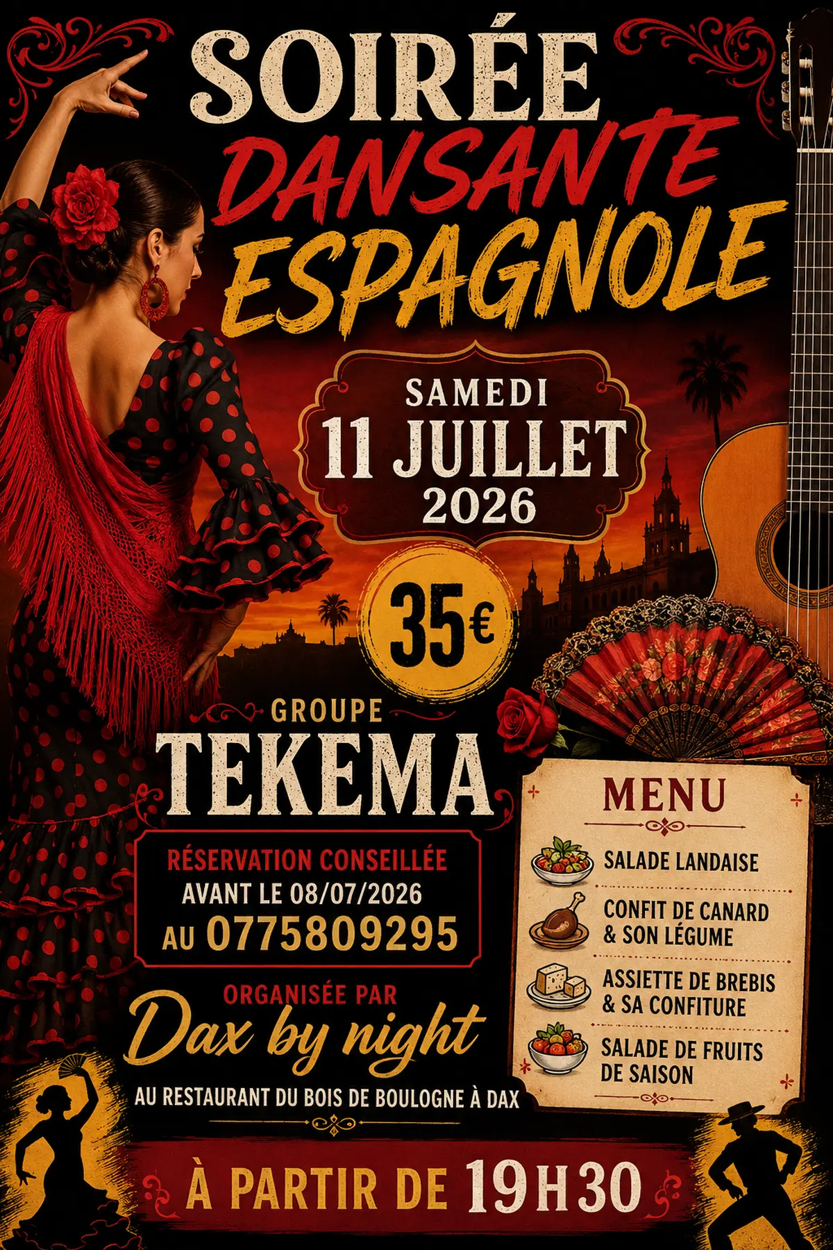Soirée dansante espagnole