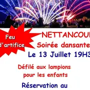 Soirée dansante et feu d'artifice