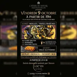 Soirée dansante et moules - frites