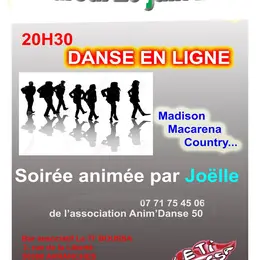 Soirée danse en ligne