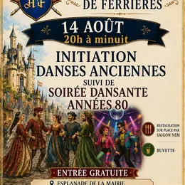 Soirée danses anciennes & soirée dansante années 80'