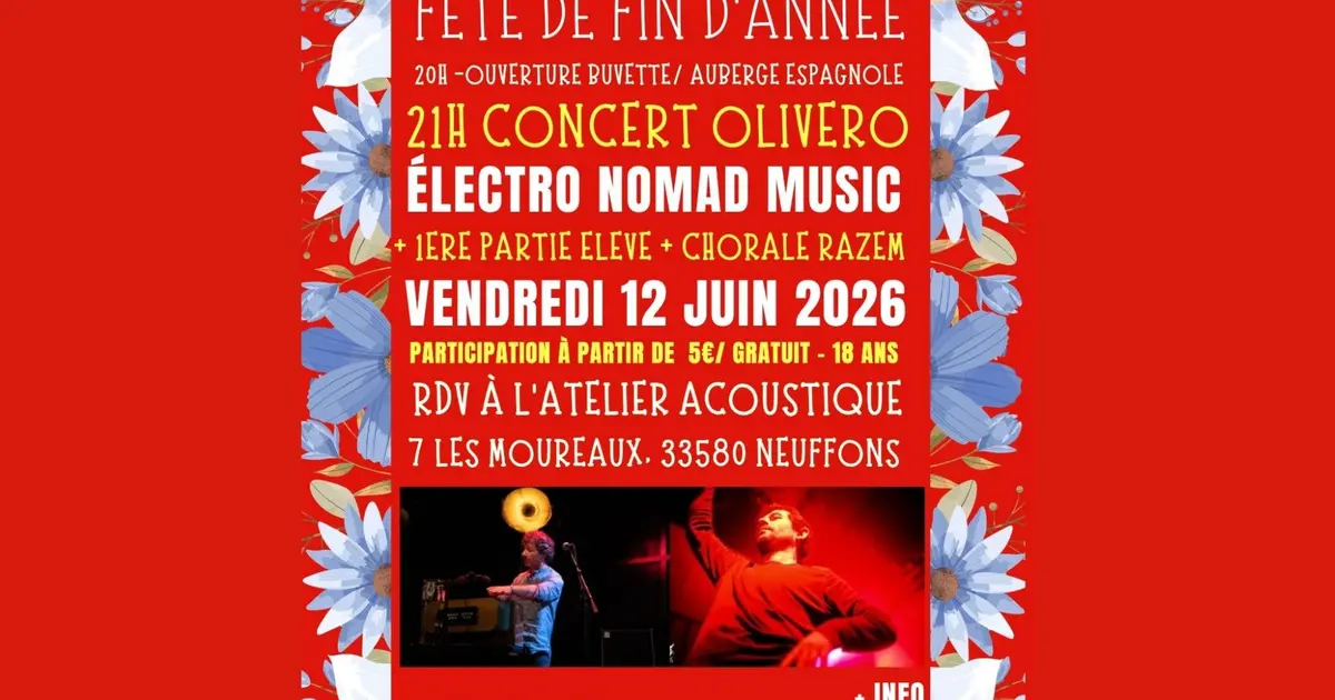Soirée de fin d'année avec Olivero : electro nomade music