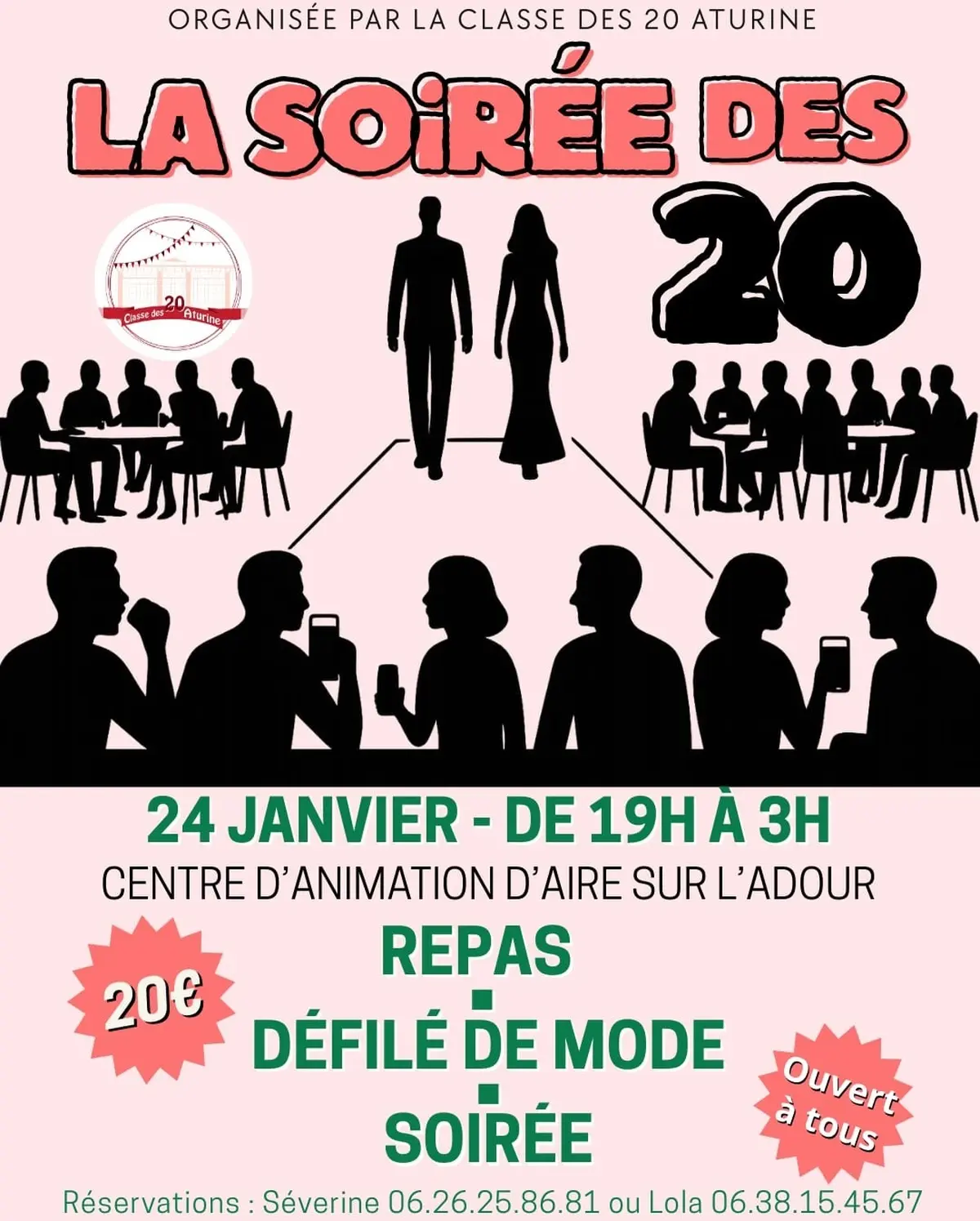 Soirée de la Classe des 20