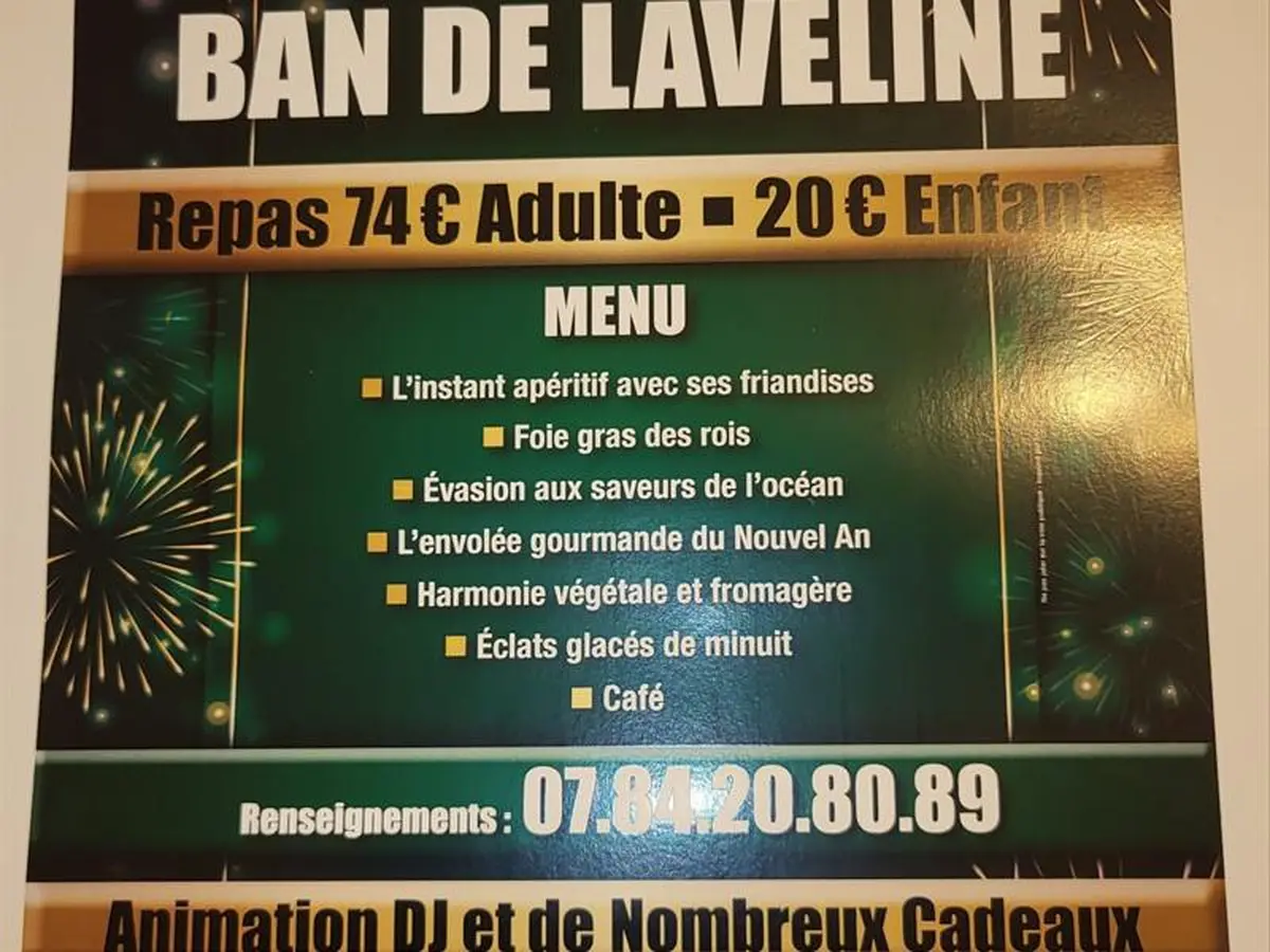 Soirée de la saint sylvestre