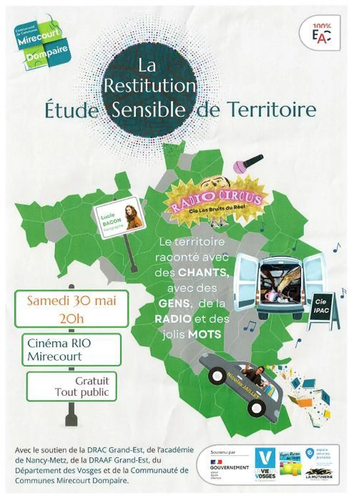 Soirée de restitution de l'Étude Sensible de Territoire