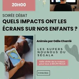 Soirée débat - Quels impacts ont les écrans sur nos enfants ?