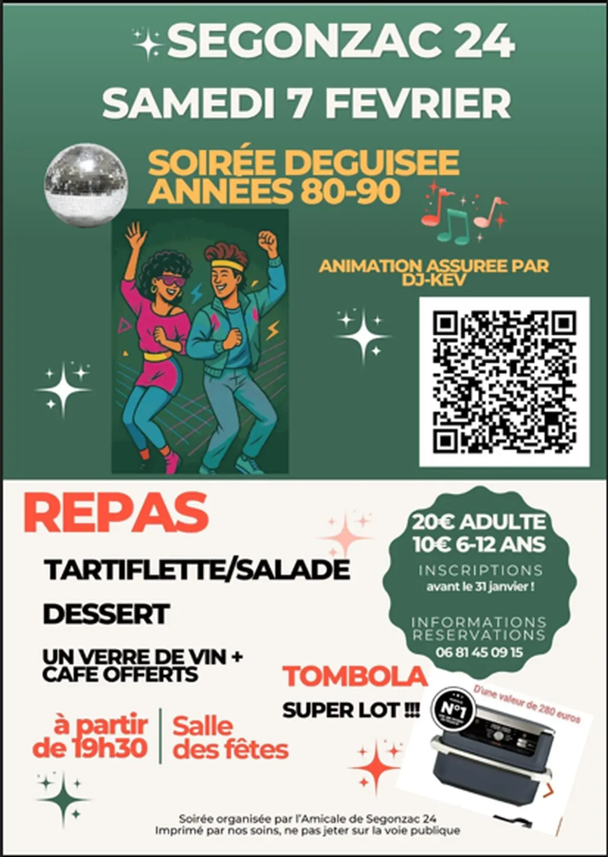 Soirée déguisée Années 80/90