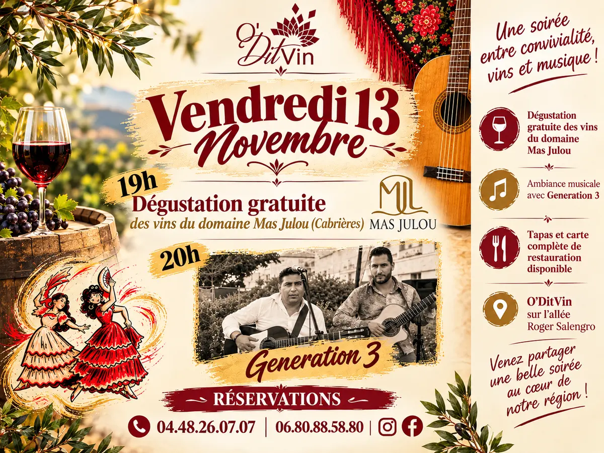 Soirée Dégust’ & Musique