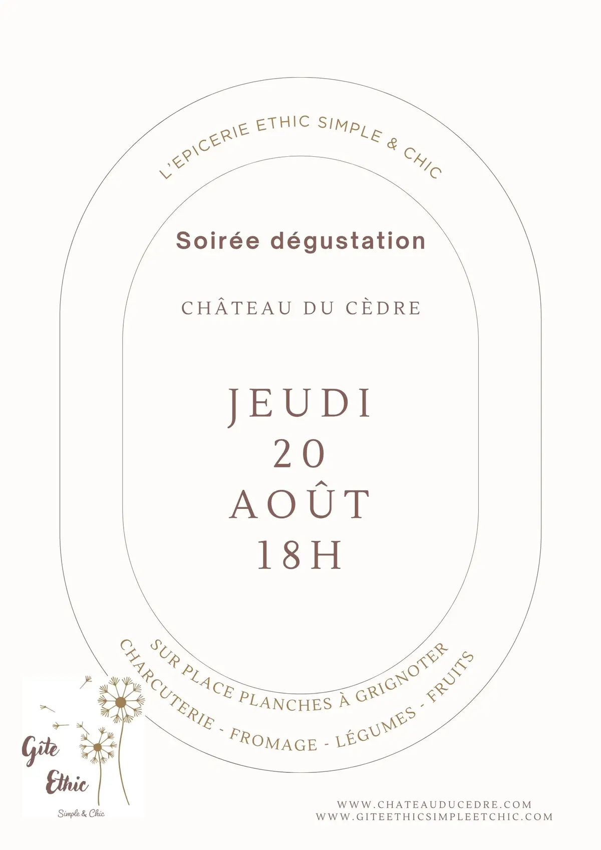 Soirée dégustation à l'épicerie éthic Simple & Chic