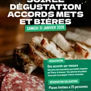 Soirée dégustation accords mets et bières