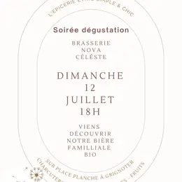 Soirée Dégustation Brasserie Nova Céleste