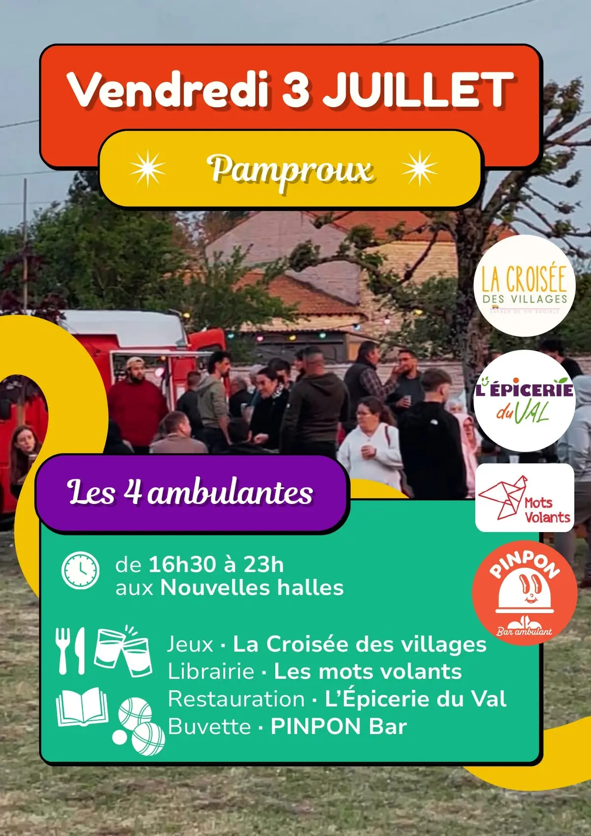 Soirée des 4 ambulantes