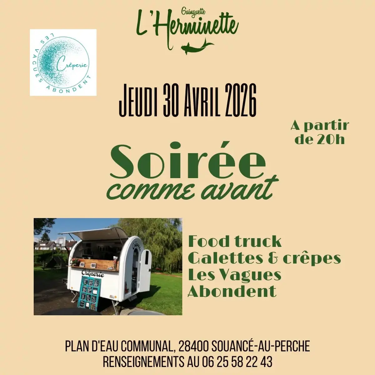 Soirée détente et food-truck à l'Herminette