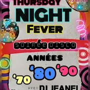 Soirée disco -Thuersday Night fever au Commerce Chez les Filles