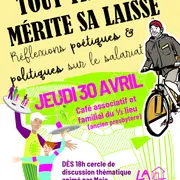 Soirée discussion et spectacle : réfléxions poétiques et politiques sur le salariat à La Tresse