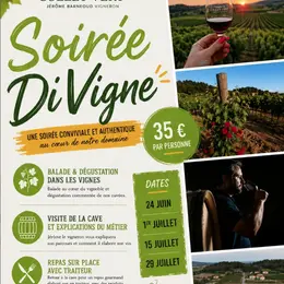 Soirée DiVigne au Domaine du Collert Vert