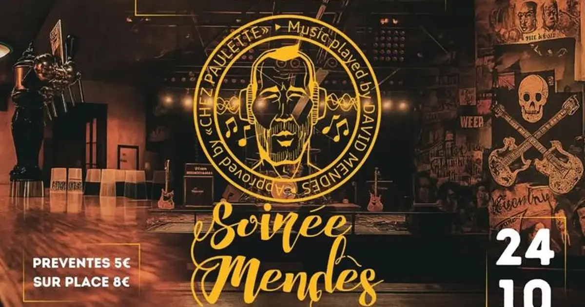 Soirée DJ Mendes - Chez Paulette