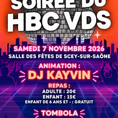 Soirée du HBC VAL DE SAONE