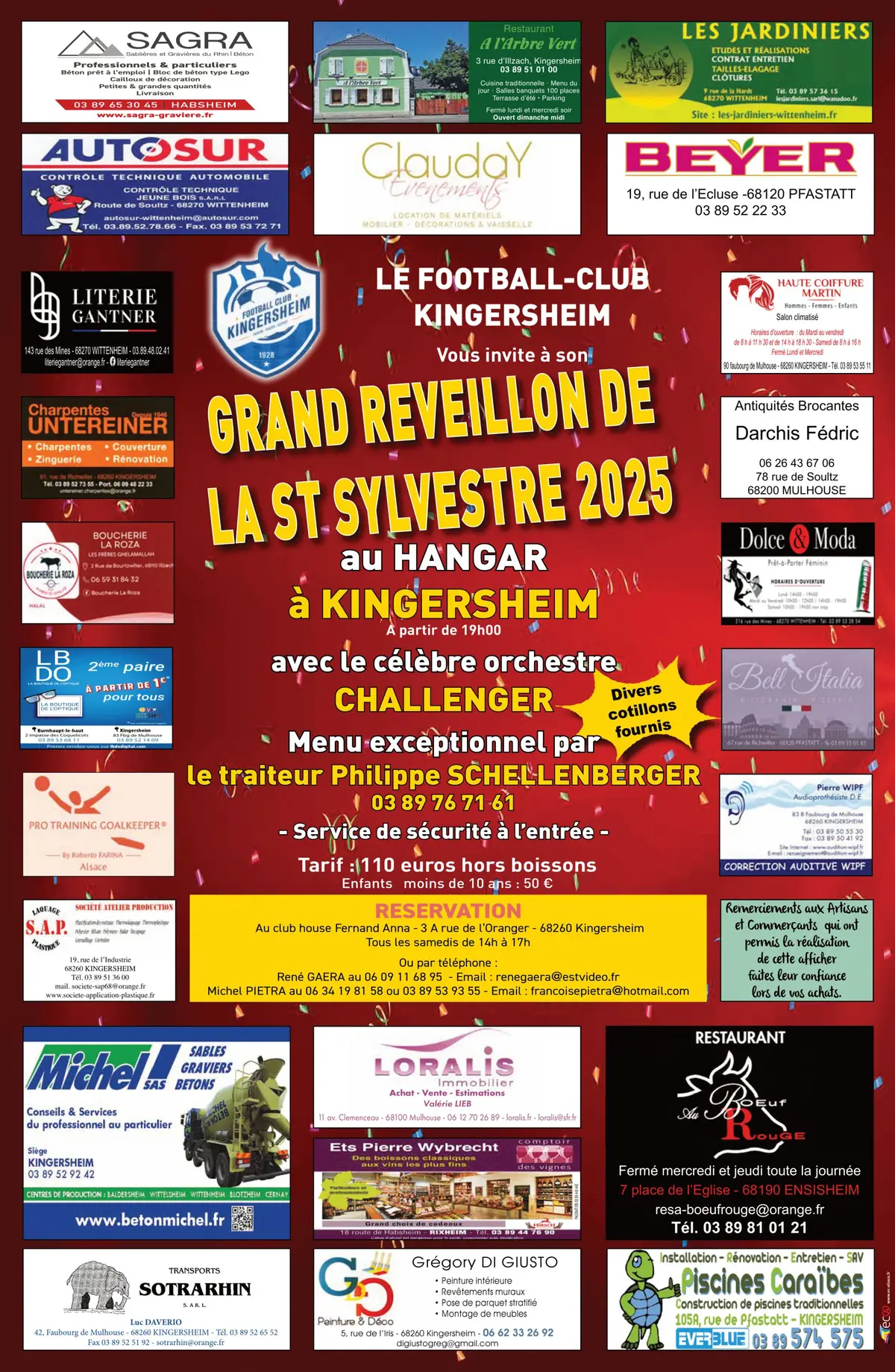 Soirée du Nouvel An 2025 Kingersheim