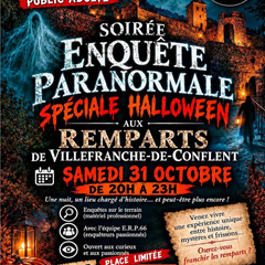 Soirée Enquête Paranormale Spéciale Halloween