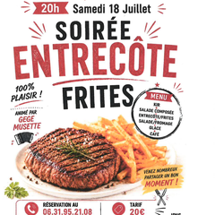 Soirée entrecôte-frites