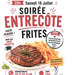 Soirée entrecôte-frites