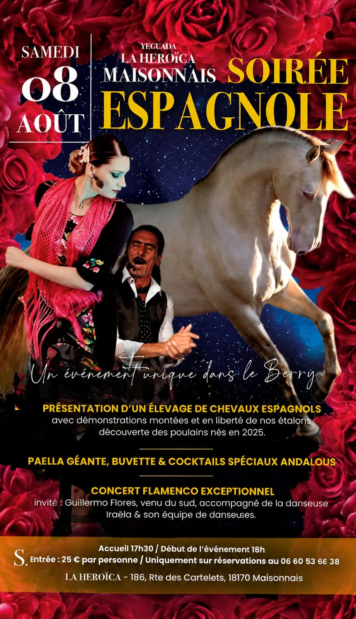 Soirée espagnole à Maisonnais