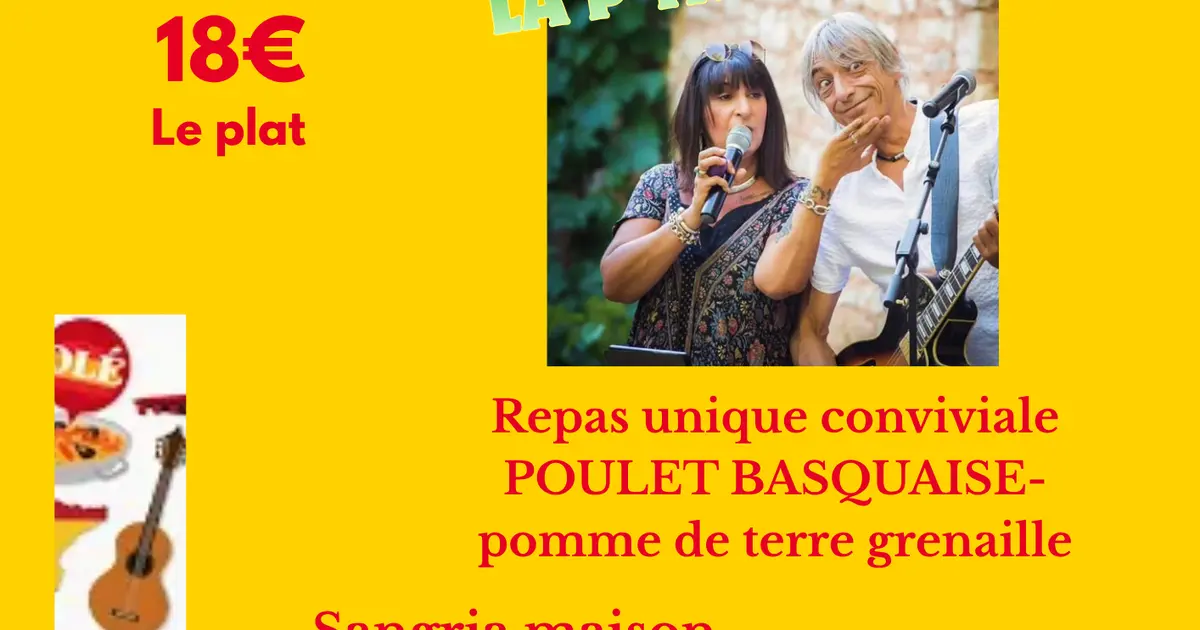 Soirée espagnole au camping Les Vignes