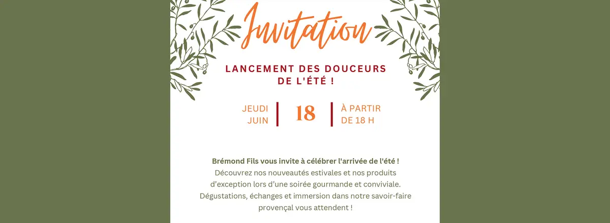 Soirée été chez Brémond Fils à Saint-Rémy-de-Provence