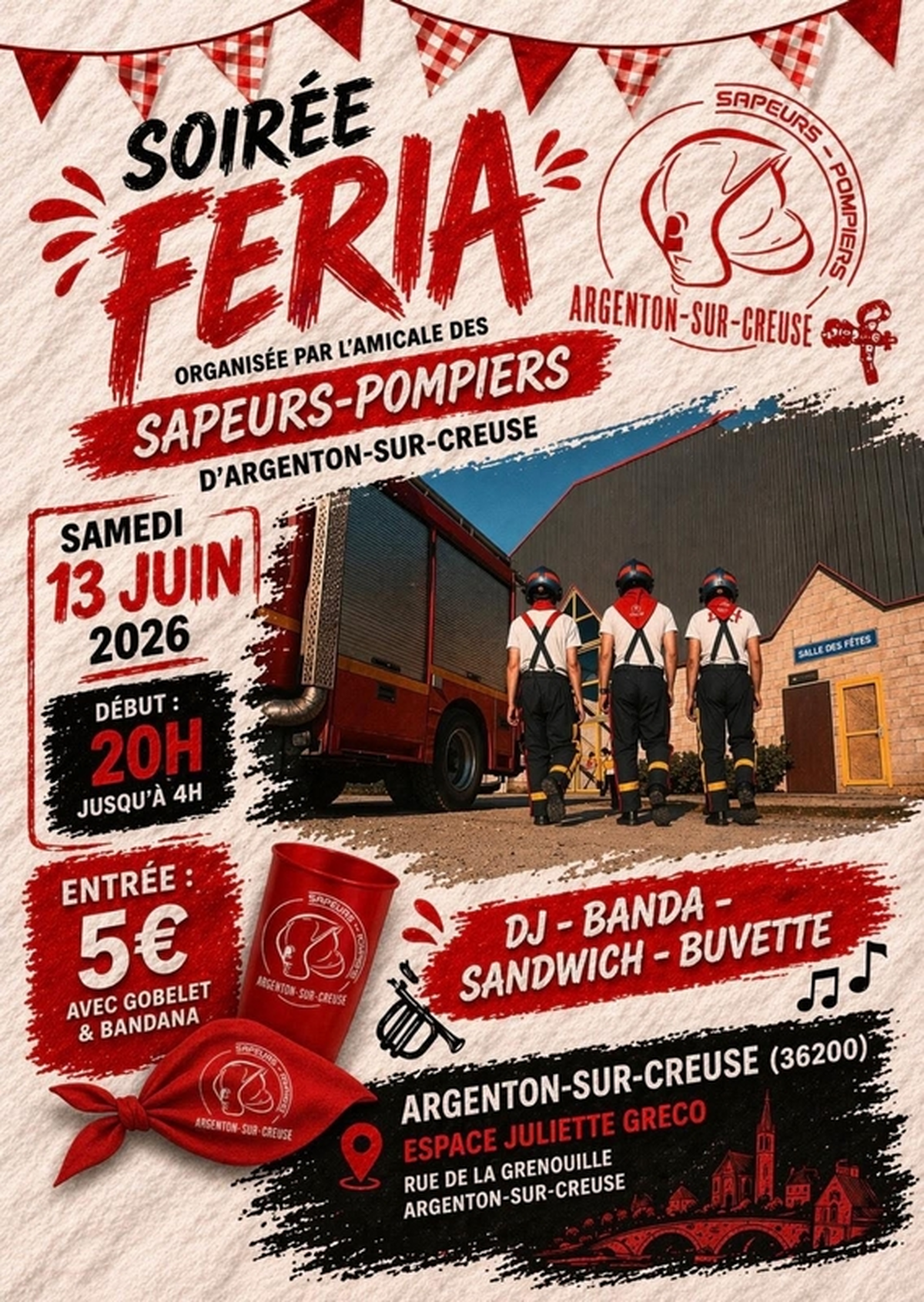 Soirée Féria des Sapeurs Pompiers
