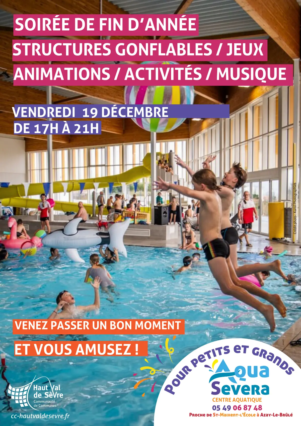 Soirée festive à Aqua Severa