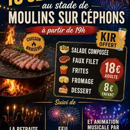 Soirée festive au stade de Moulins-sur-Céphons