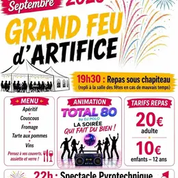 Soirée Festive Et Feu D'Artifice