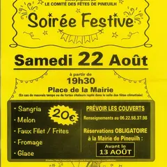 Soirée festive par le Comité des fêtes de Pineuilh