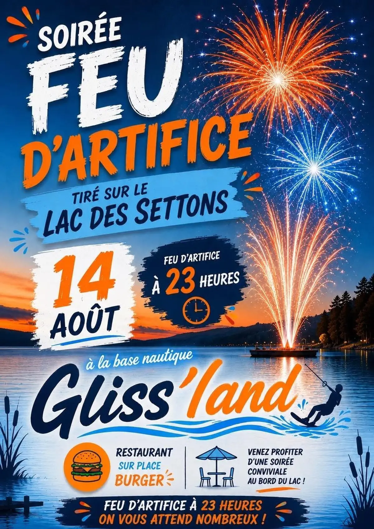 Soirée feu d'artifice