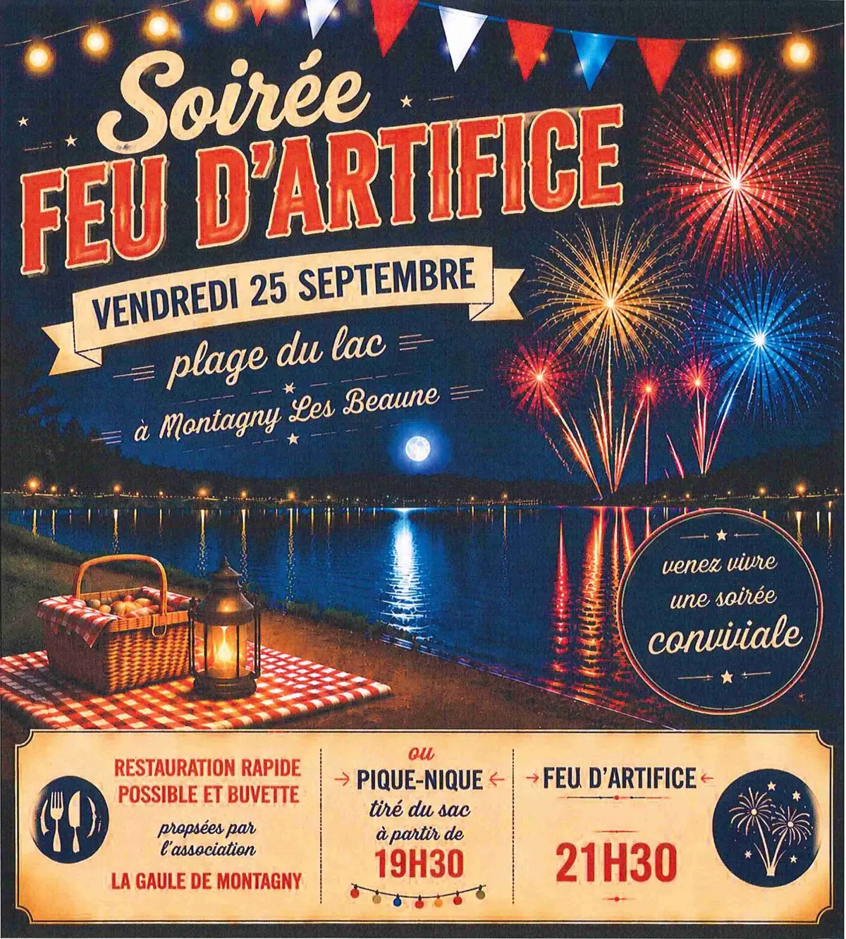 Soirée feu d'artifice