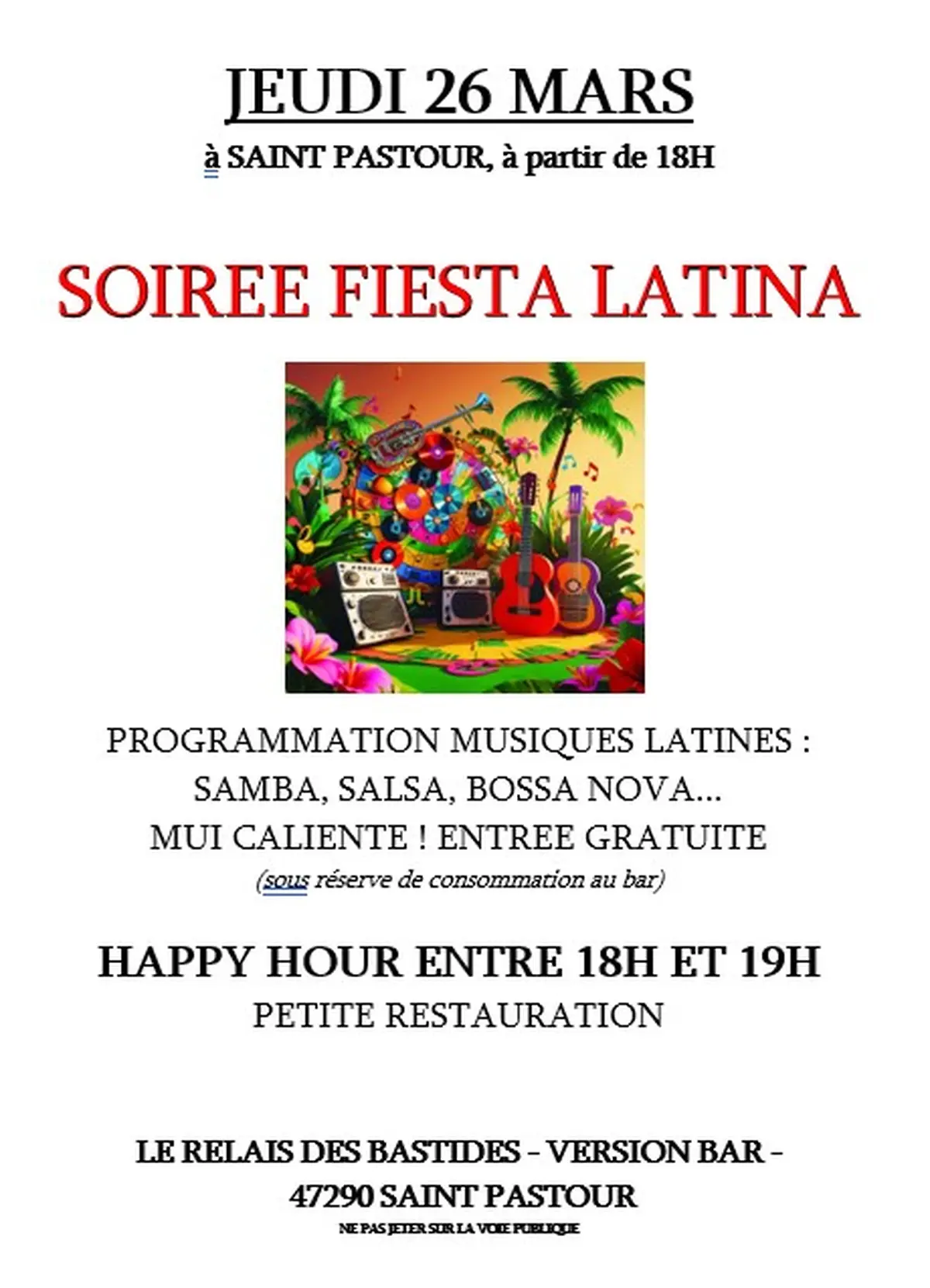 Soirée fiesta latina