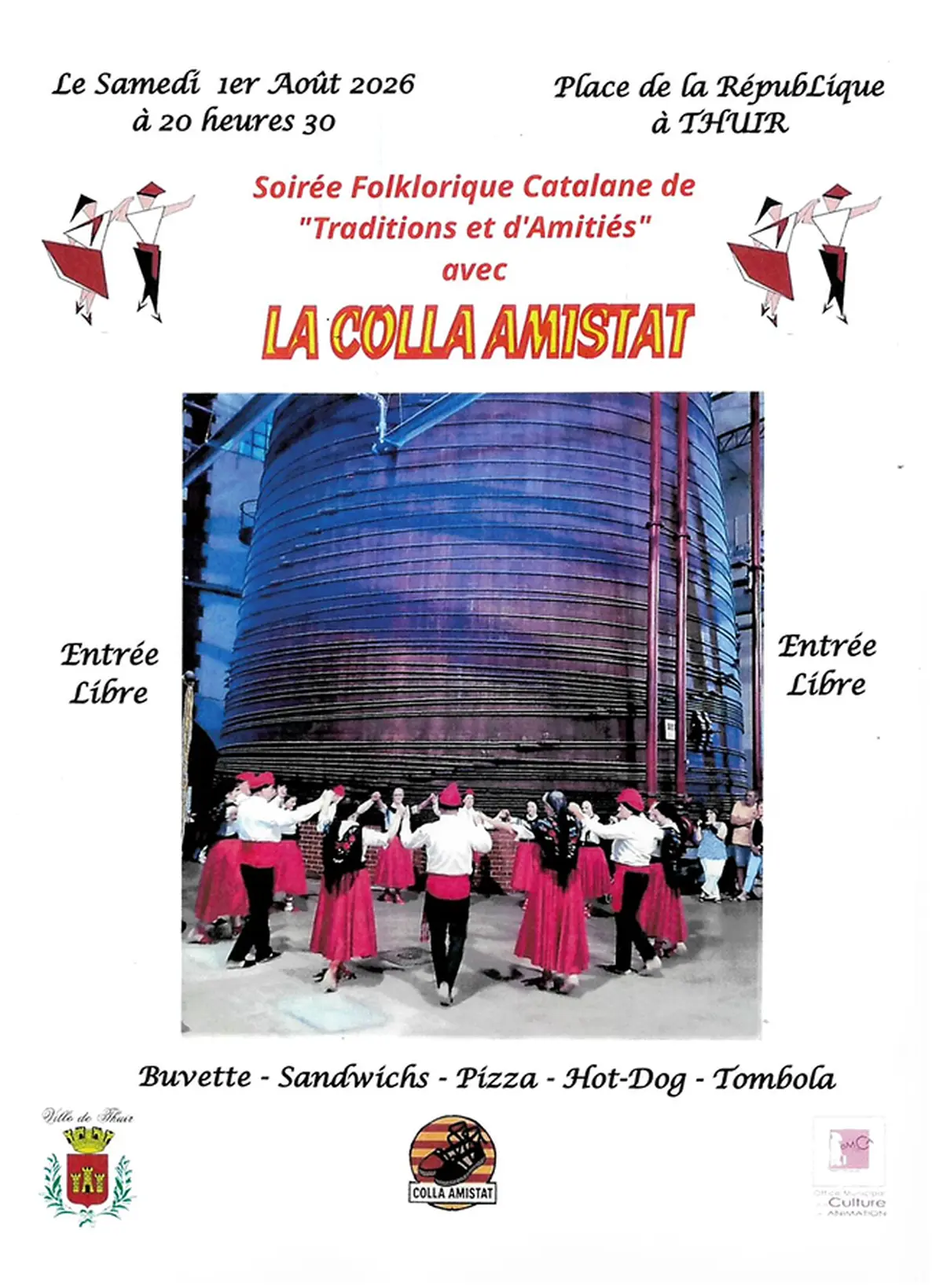 Soirée Folklorique Par La Colla Amistat