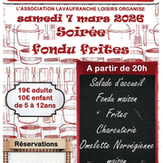 Soirée fondu frites