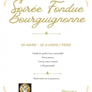 Soirée fondue bourguignonne