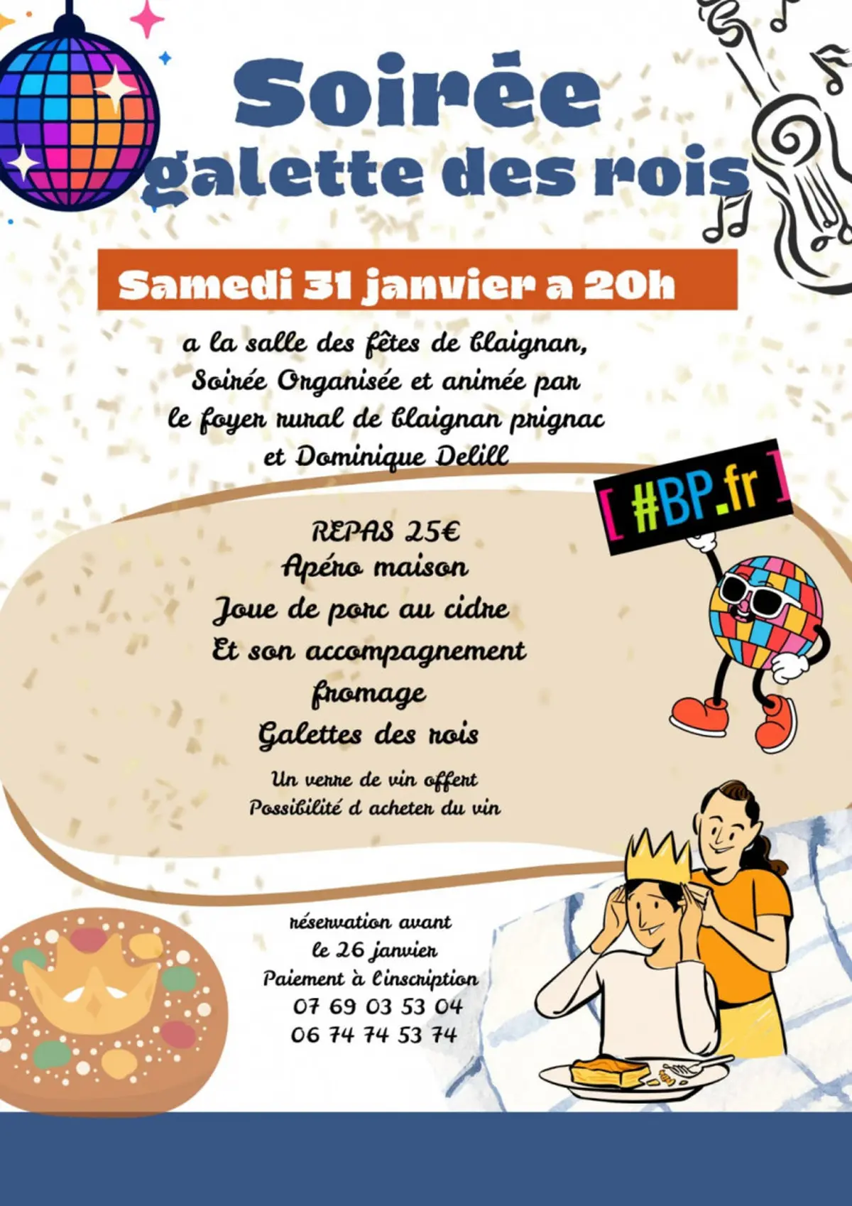 Soirée galette des rois