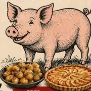 Soirée gourmande - Cochon à la broche
